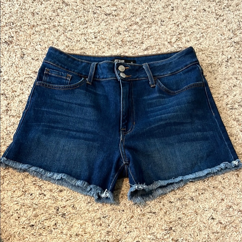 Blue Asphalt Jean Shorts